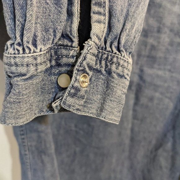 Zara | the Nikki denim shirt with lace collar - Picture 7 of 8